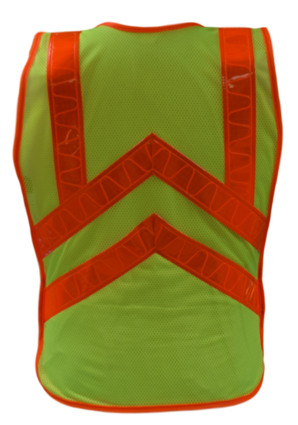 Ameri-Viz LIME ANSI VEST WITH CHEVONS AND ORAFOL REFLECTIVE | SAFETY ...